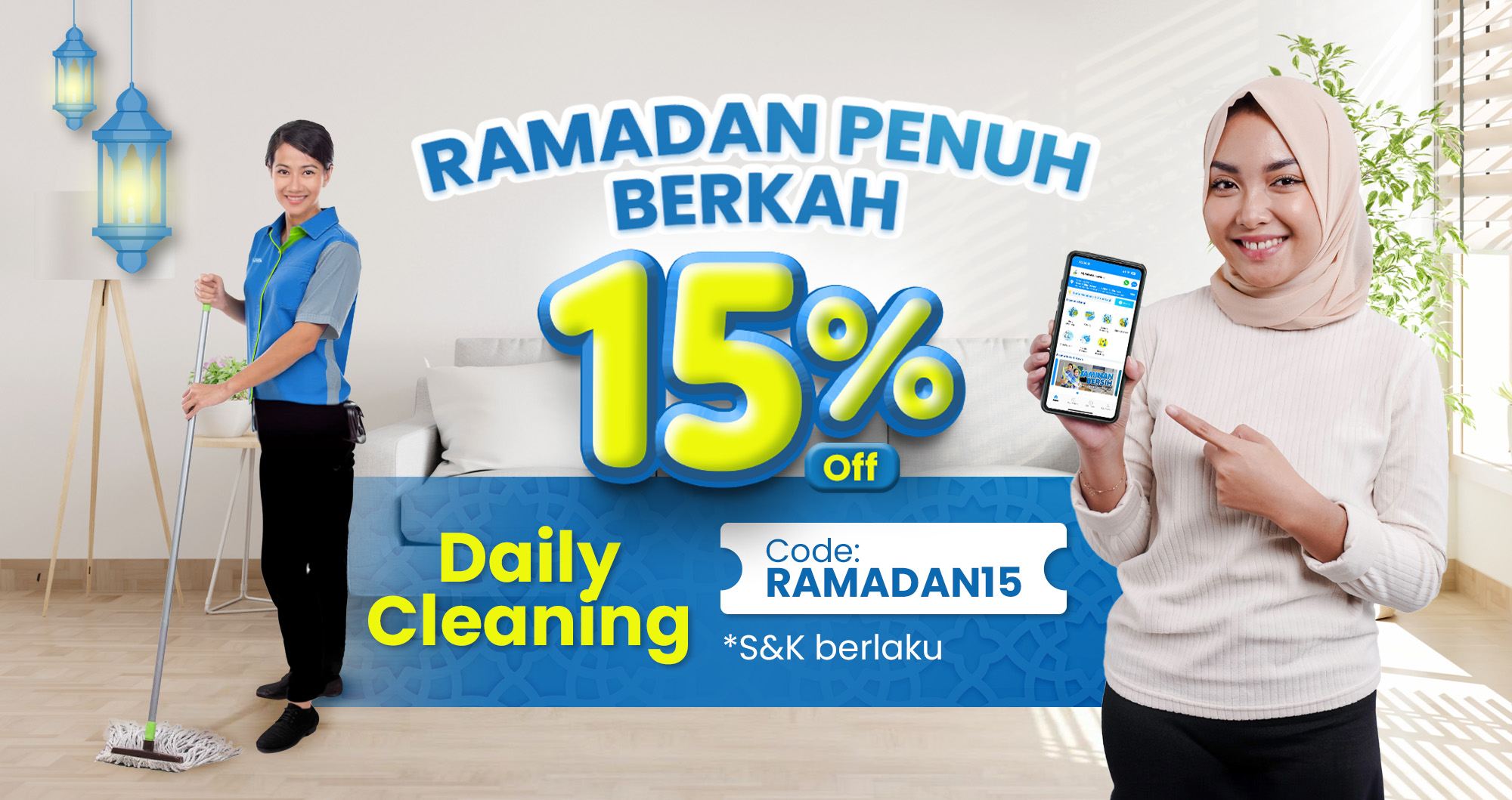 Promo Daily Cleaning RAMADAN15